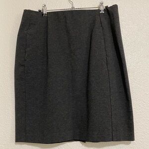 - J Jill Ponte Pencil Skirt Dark Gray